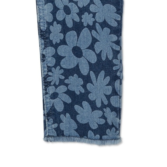 NWT Wonder Nation Girls Fashion Jegging with floral patterns - Picture 5 of 5